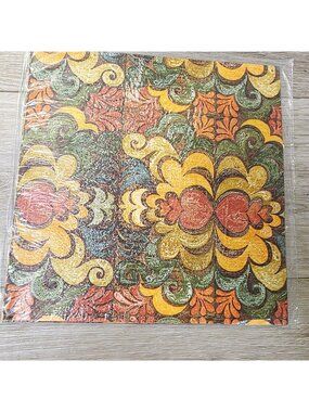 Vtg Marcel Schurman Art Nouveau Multicolor Gift Wrapping Paper Scrapbook Crafts